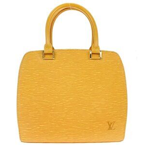Louis Vuitton Yellow Epi Pont Neuf Handbag M52059 MI1918 117706
